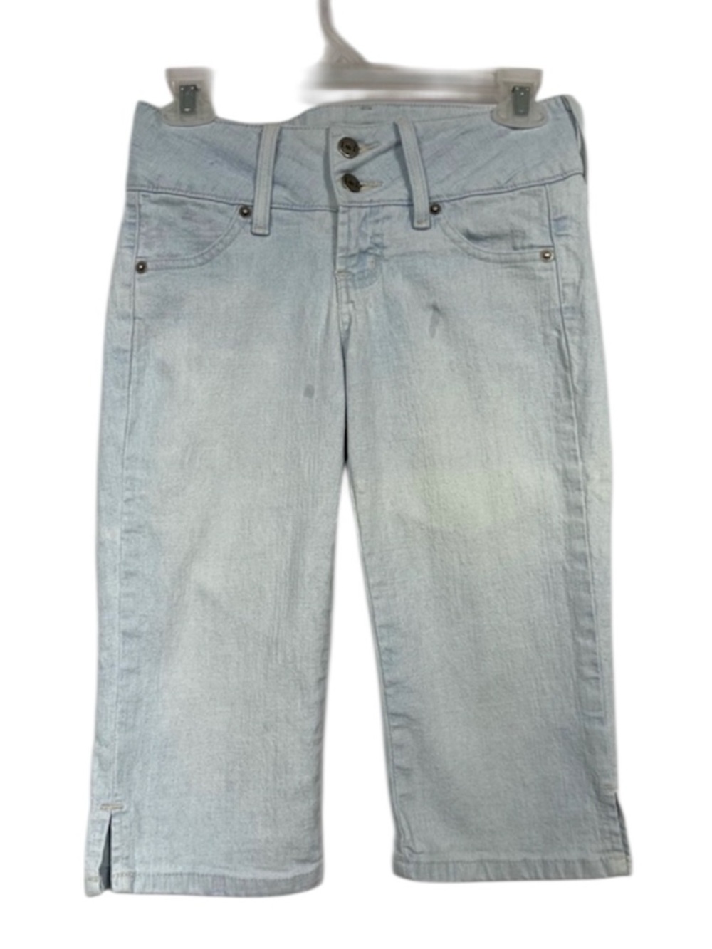 Vintage LEI Capri Jeans Light 1 Blue Classic Denim Casual Y2K Shorts